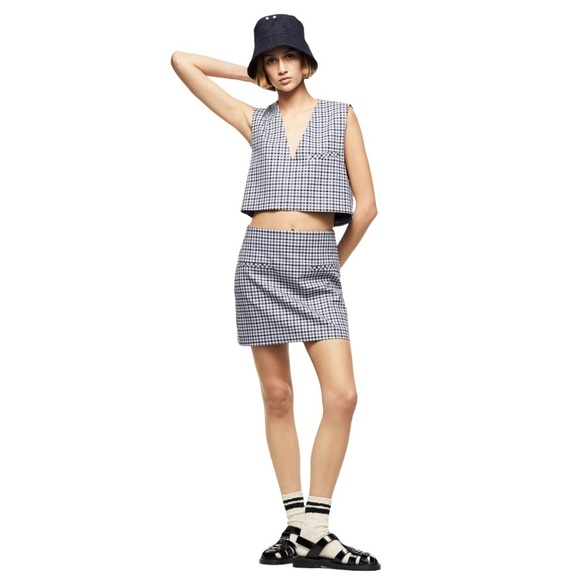 ZARA Plaid Mini Skirt - Picture 6 of 6